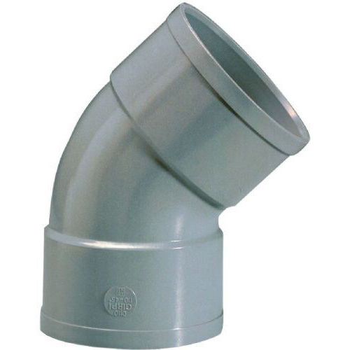 COUDE PVC FF SIMPLE - ANGLE 45°