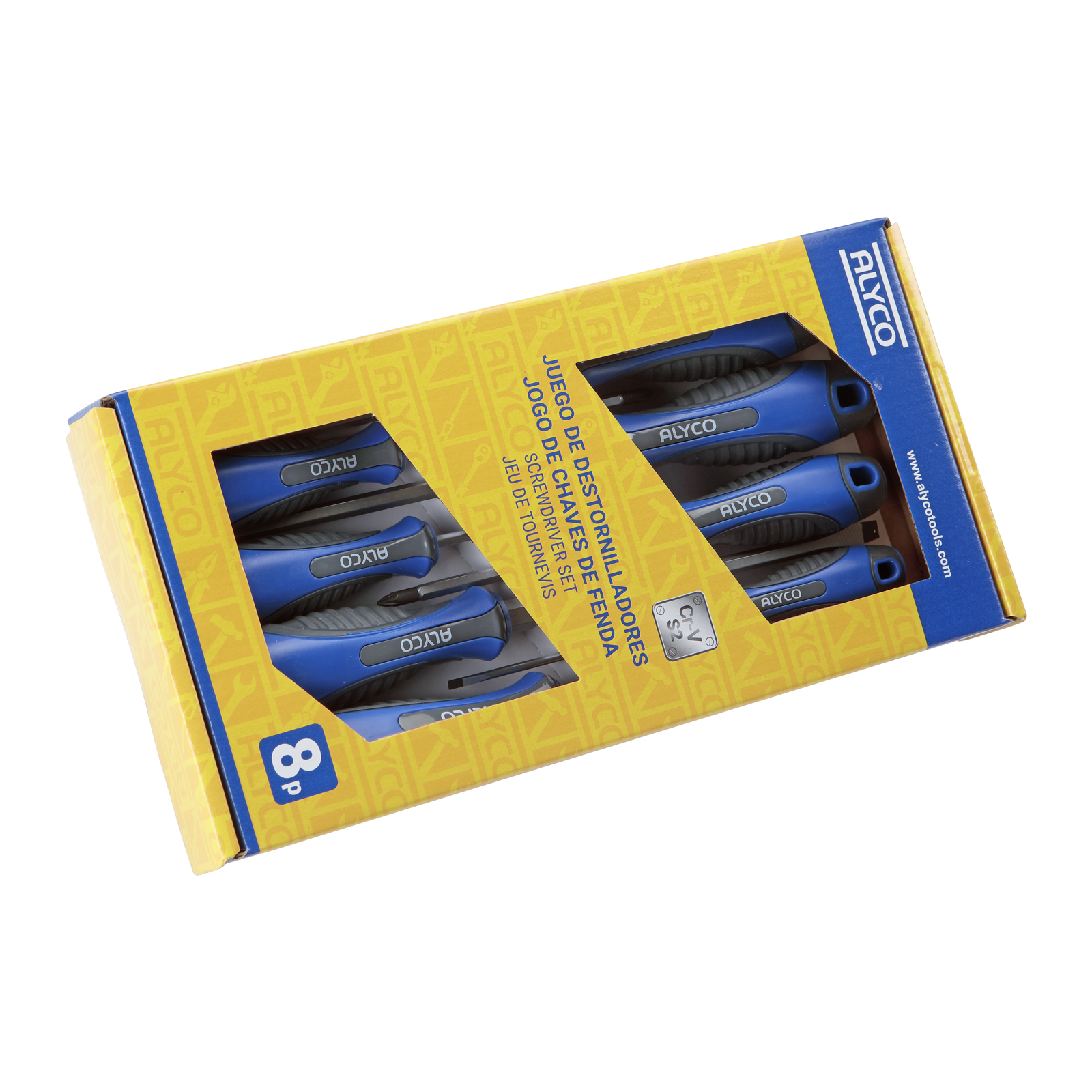 JEU DE 8 TOURNEVIS - ALYCO