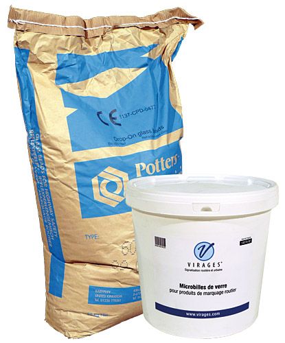 MICROBILLES DE VERRE A SAUPOUDRER - Sac de 25 kg