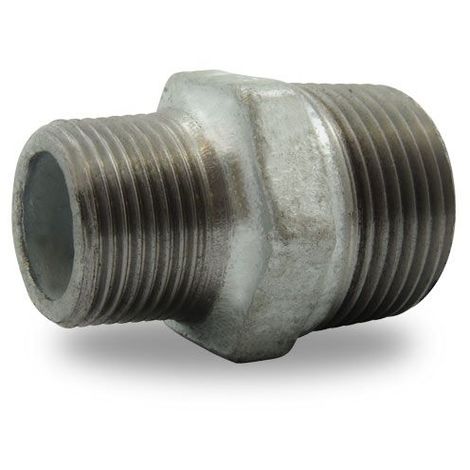 MAMELON HEXA. REDUIT GALVA MALE/MALE