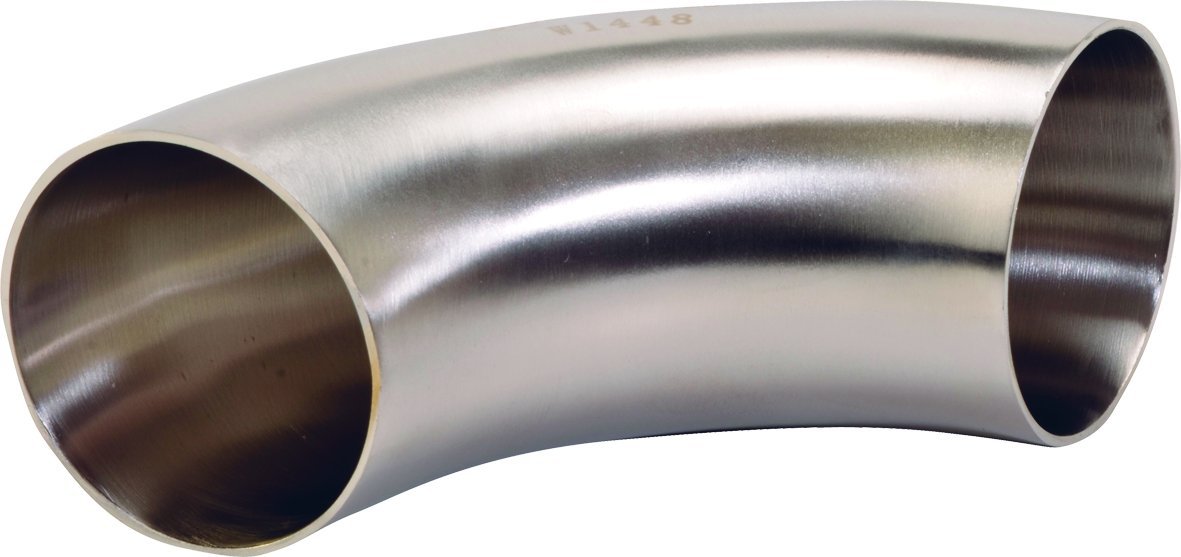 COUDE 90° 1.5D - SMS INOX 316L - ROULÉ SOUDÉ