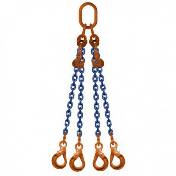 ELINGUE CHAÎNE - GRADE 100 - 4 BRINS - REGLABLE - 4 CROCHETS A VERROUILLAGE AUTOMATIQUE