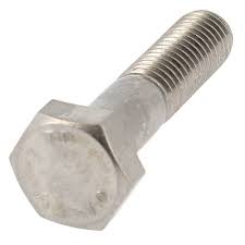 BOULON INOX TETE HEXAGONALE - DIN 931 - FILETAGE PARTIEL - CLASSE 8.8 - M20