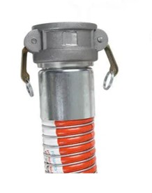 FLEXIBLE COMPOSITE DE DEPOTAGE PRODUITS CORROSIFS - EQUIPÉ DE RACCORDS CAMLOCK AUTOBLOQUANT ALUMINIUM - LONG 12m