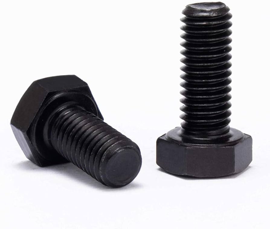 BOULON ACIER NOIR TH CLASSE 10.9 DIN 933 FILETAGE TOTAL DIAM 20X100