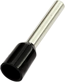 EMBOUT CABLAGE DOUBLE POUR FIL SOUPLE SECTION 0,75mm² - GRIS - COLLERETTE ISOLANTE - Sachet de 100 pièces