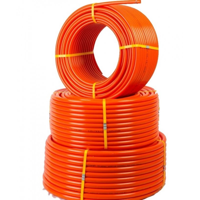 TUBE ORANGE PLASTICABLE  ROULEAU DE 100m