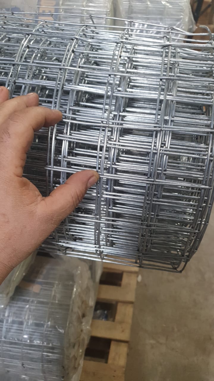 GRILLAGE A LAPIN ACIER GALVA GRANDE MAILLE CARRE ( 50x50) - Ø FIL 4mm