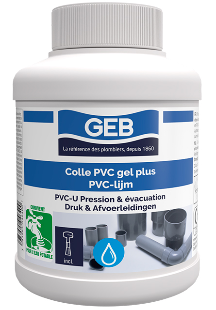 COLLE PVC GEL PLUS TRANSLUCIDE SPECIAL CONTACT EAU POTABLE - GEB