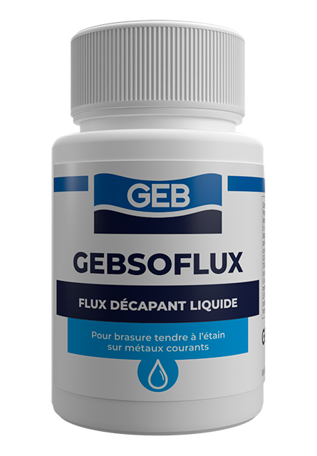 FLUX POUR  BRASURE TENDRE DES METAUX COURANTS - GEBSOFLUX -Bte de